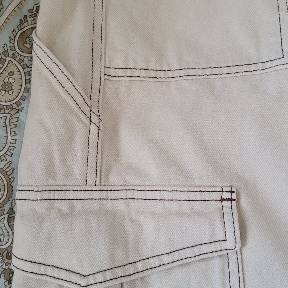 BDG Tan Cargo Flared Pants - Waist 30 - Length 30 - Picture 3 of 8